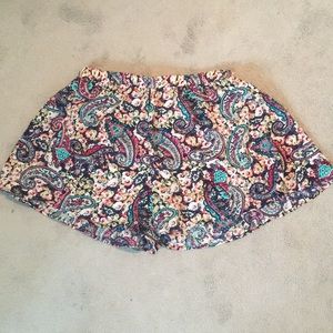 Abstract, Colorful, and Flowy Shorts